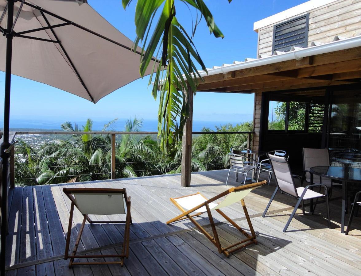 Lounge Des Hauts 3 Maisons A L'Etang-Sale Sans Vis A Vis Avec Vue Panoramique Ocean Et Montagne 외부 사진